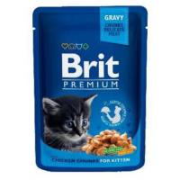 Brit Premium Cat Pouches Chicken Chunks for Kitten (Курица для котят) Brit Premium Cat Pouches Chicken Chunks for Kitten (Курица для котят)