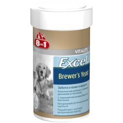 Быстрый заказ — 8in1 Excel Пивные дрожжи для кошек и собак