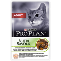Pro Plan NutriSavour ADULT (влажный корм для взрослых кошек ягненок в желе) 85г х 26шт Pro Plan NutriSavour ADULT (влажный корм для взрослых кошек ягненок в желе) 85г х 26шт