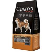 Optima Nova Dog Adult Sensitive Salmon&Potato (для взрослых собак с чувствительным желудком и кожей от 10 месяцев, лосось/картофель) Optima Nova Dog Adult Sensitive Salmon&Potato (для взрослых собак с чувствительным желудком и кожей от 10 месяцев, лосось/картофель)