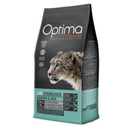 Быстрый заказ — Optima Nova Cat Sterilised Chicken&Rice (для взрослых стерилизованных кошек от 12 месяцев, склонных к избыточному весу, курица/рис)