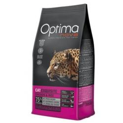 Быстрый заказ — Optima Nova Cat Exquisite Chicken&Rice (для взрослых, привередливых кошек старше 12 месяцев, склонных к избыточному весу, курица/рис)