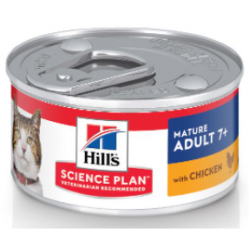 Быстрый заказ — Hill's Science Plan (паштет для пожилых кошек 7+ для поддержания здоровья в процессе старения с курицей)