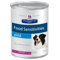 Hill's d/d Food Sensitivities (собакам для поддержания здоровья при аллергии с уткой)
