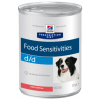 Hill's d/d Food Sensitivities (собакам для поддержания здоровья при аллергии с лососем)