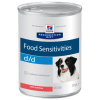 Hill's d/d Food Sensitivities (собакам для поддержания здоровья при аллергии с лососем)