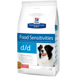 Быстрый заказ — Hill's Prescription Diet d/d Food Sensitivities (собакам при кожных реакциях и рвоте/диарее в случае аллергии с лососем)