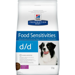 Быстрый заказ — Hill's Prescription Diet d/d Food Sensitivities (собакам при кожных реакциях и рвоте/диарее в случае аллергии с уткой)