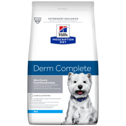Быстрый заказ — Hill's Prescription Diet Derm Complete Mini (собакам мелких пород для защиты кожного барьера от воздействия компонентов окружающей среды)