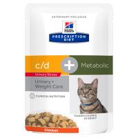 Hill's Metabolic + Urinary Stress Feline (влажный корм для кошек с курицей) Hill's Metabolic + Urinary Stress Feline (влажный корм для кошек с курицей)