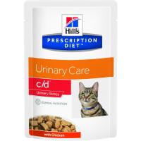 Hill's c/d Multicare Urinary Care (для кошек с проблемами мочевыводящих путей, с курицей) 85г х 12шт Hill's c/d Multicare Urinary Care (для кошек с проблемами мочевыводящих путей, с курицей) 85г х 12шт