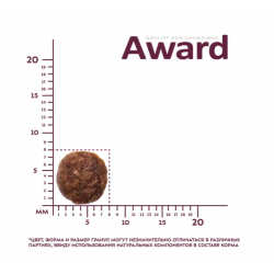 Сухой корм AWARD Hairball & Indoor для взрослых кошек для выведения шерсти с уткой и индейкой