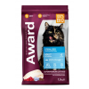 Сухой корм AWARD Sterilized для взрослых стерилизованных кошек с белой рыбой с добавлением семян льна, клюквы и цикория.