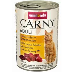 Carny Adult (для кошек с говядиной, курицей и сердцем утки)