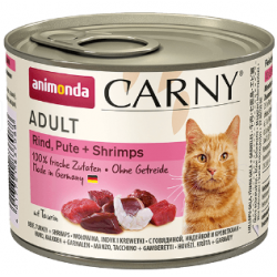 Быстрый заказ — Carny Adult (для кошек с говядиной, индейкой и креветками)
