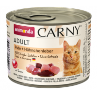 Carny Adult (для кошек с индейкой и куриной печенью)