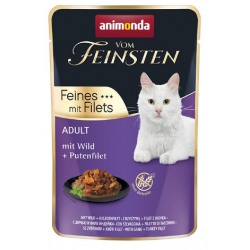 Быстрый заказ — Vom Feinsten Adult Filet (для кошек с дичью и филе индейки)