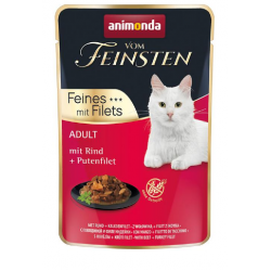 Быстрый заказ — Vom Feinsten Adult Filet (для кошек с говядиной и филе индейки)