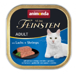 Быстрый заказ — Vom Feinsten Classic (паштет для котов с лососем и креветками)