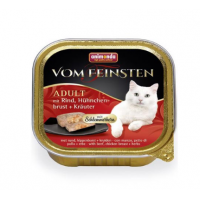 Vom Feinsten (для привередливых котов с говядиной, курицей и травами )