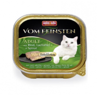 Vom Feinsten (для привередливых котов с говядиной, лососем и шпинатом)