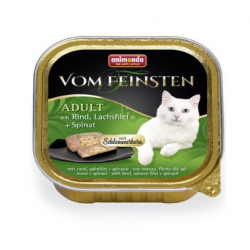 Быстрый заказ — Vom Feinsten (для привередливых котов с говядиной, лососем и шпинатом)