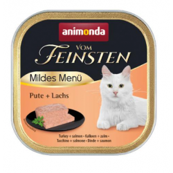 Быстрый заказ — Vom Feinsten Mildes Menu (паштет для кастрированных котов c индейкой и лососем)