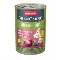Gran Carno Superfood (для взрослых собак с говядиной, свеклой, ежевикой и одуванчиком)