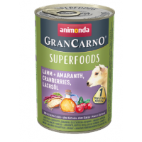 Gran Carno Superfood (для взрослых собак с ягненком, амарантом, клюквой и лососевым маслом)