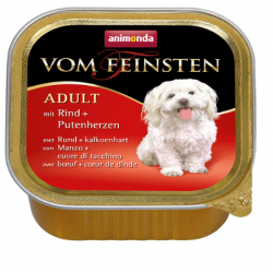 Быстрый заказ — Vom Feinsten Classic (корм для взрослых собак, паштет с говядиной и сердцем индейки)