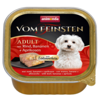 Vom Feinsten Сlassic Adult (корм для взрослых собак, паштет с говядиной, бананом и абрикосом)