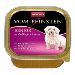 Быстрый заказ — Vom Feinsten Senior (для собак старше 7 лет, паштет с мясом домашней птицы и ягненком )