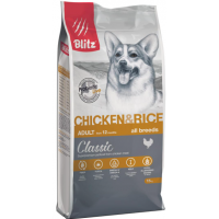 BLITZ Classic Adult (для взрослых собак всех пород с курицей и рисом)