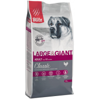 BLITZ Classic Adult Large & Giant (для взрослых собак крупных и гигантских пород с курицей и рисом)