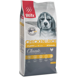 Быстрый заказ — BLITZ Classic Puppy (для щенков всех пород с курицей и рисом)