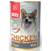 BLITZ Classic Dog (для собак всех возрастов с курицей и тыквой)