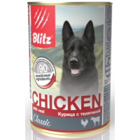 BLITZ Classic Dog (для собак всех возрастов с курицей и телятиной)