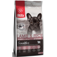 BLITZ Sensitive Puppy (сухой корм для щенков всех пород с чувствительным пищеварением с ягненком и рисом)