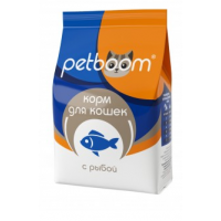 PetBoom (сухой корм для кошек с рыбой)