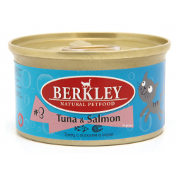 Berkley Tay №3 (консервы для взрослых кошек с тунцом и лососем) Berkley Tay №3 (консервы для взрослых кошек с тунцом и лососем)