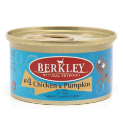 Быстрый заказ — Berkley Tay №4 (консервы для взрослых кошек с курицей и тыквой)