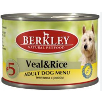 Berkley Original №5 (консервы для собак с телятиной и рисом) Berkley Original №5 (консервы для собак с телятиной и рисом)