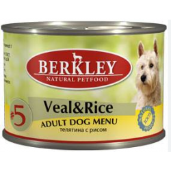 Berkley Original №5 (консервы для собак с телятиной и рисом) Berkley Original №5 (консервы для собак с телятиной и рисом)