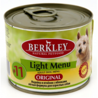 Berkley Original Light Menu №11 (консервы для собак, склонных к аллергии, с индейкой,ягненком и яблоком) Berkley Original Light Menu №11 (консервы для собак, склонных к аллергии, с индейкой,ягненком и яблоком)