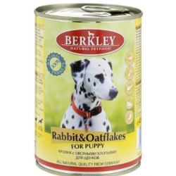 Быстрый заказ — Berkley Original (консервы для щенков с кроликом с овсяными хлопьями)
