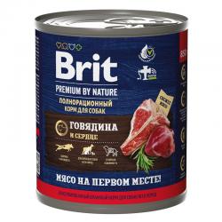 Быстрый заказ — Консервы для собак Brit Premium Beef and Heart (Говядина и сердце)