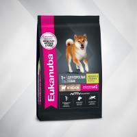 Eukanuba Adult Breed (для взрослых собак мелких и средних пород старше 1 года с ягненком)