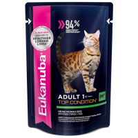 Eukanuba Adult Top Condition (для взрослых кошек в соусе, говядина) Eukanuba Adult Top Condition (для взрослых кошек в соусе, говядина)