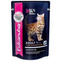 Eukanuba Adult Top Condition (для взрослых кошек в соусе, кролик) Eukanuba Adult Top Condition (для взрослых кошек в соусе, кролик)