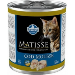 Быстрый заказ — Farmina Matisse Cat Mousse Codfish (влажный корм для взрослых кошек, мусс с Треской) 300гр